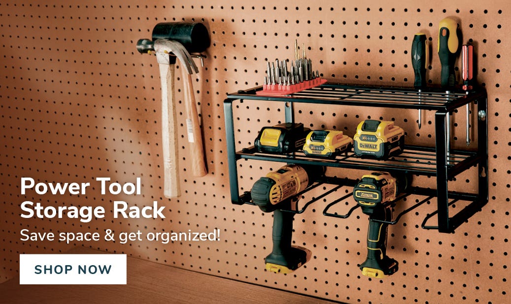 Power Tool Storage Rack