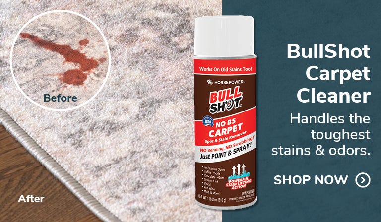 Bullshot Carpet Stain Remover