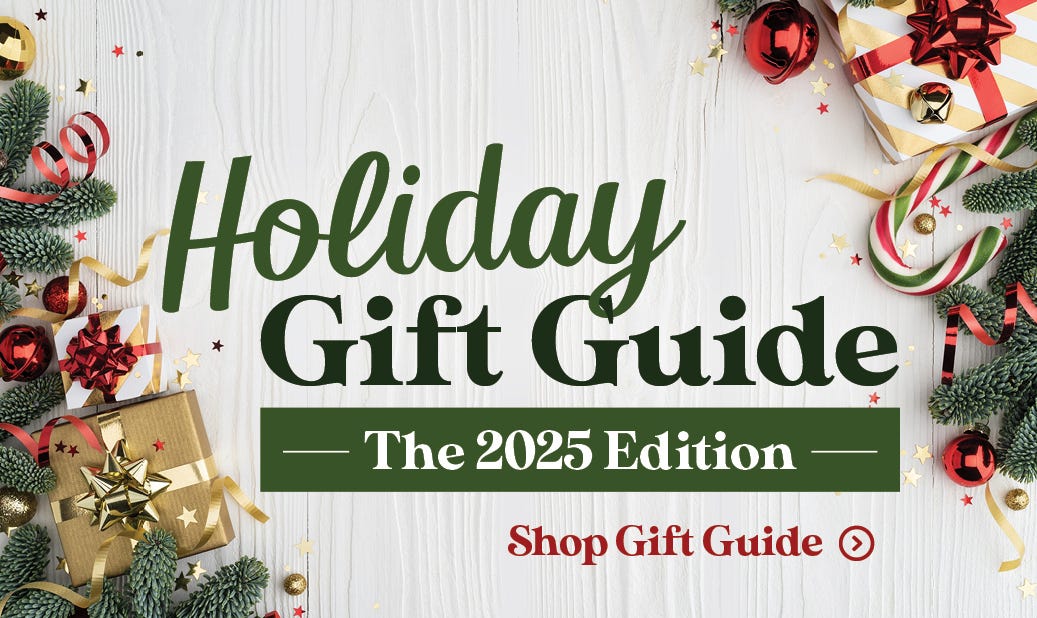Banner to out holiday gift guide