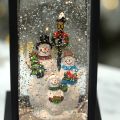 up close view of LED Snowman Lantern  thumbnail