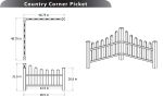 Decorative Corner Picket Fence thumbnail