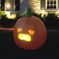 Inflatable Talking Pumpkin  lite up at night thumbnail