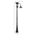 Shepherd's Crook Outdoor Solar Lamp with Post thumbnail