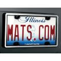 WeatherTech License Plate Cover (Brushed Stainless)  thumbnail