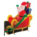 10’ Santa with 3 Reindeer thumbnail