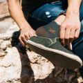 Putting on shoes with Compression Socks thumbnail