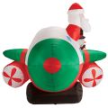 Santa and Friends Airplane Inflatable side  thumbnail