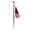 Telescoping Flagpole with Flag (17 ft. Pole - 3'x5' Flag) thumbnail