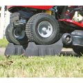 ramps holding a lawn mower up  thumbnail