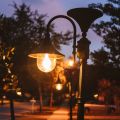 Shepherd's Crook Outdoor Solar Lamp with Post thumbnail
