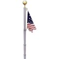 Telescoping Flagpole with Flag (17 ft. Pole - 3'x5' Flag) thumbnail