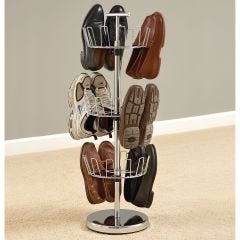 3-Tier Revolving Shoe Rack 