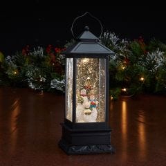 LED Snowman Lantern