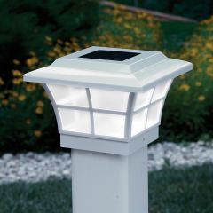 Prestige Solar Lighted Post Caps (White)