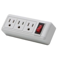 Triple Outlet Switch (Set of 2)