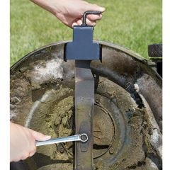 Lawn Mower Blade Holder