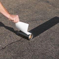 Peel and Stick Asphalt Driveway Repair System