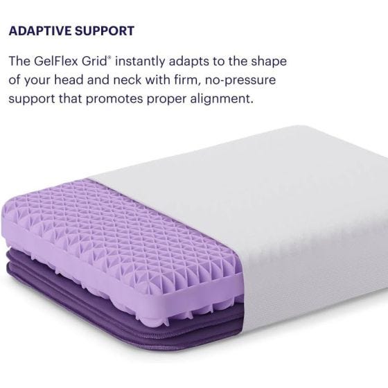 pillow with adaptive support 