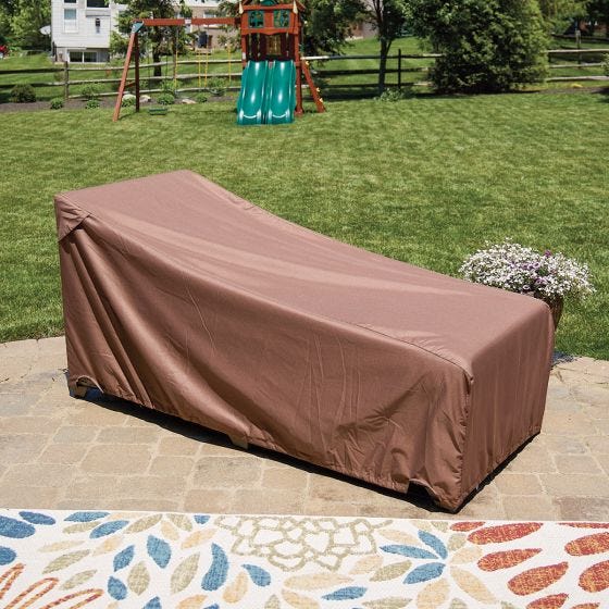 chaise lounge cover shown outside chaise lounge cover shown outside