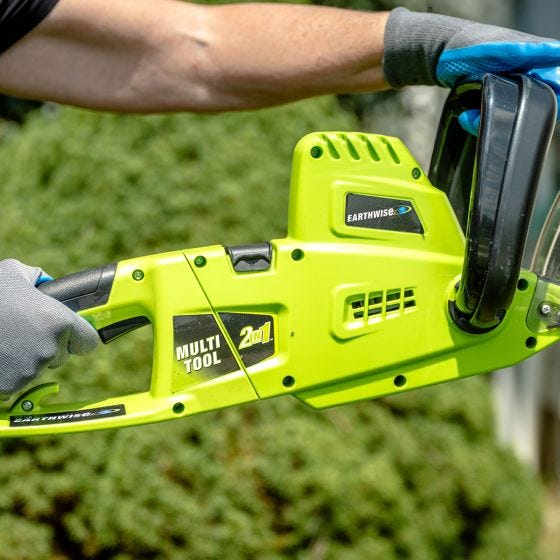 Convertible 2-in-1 Pole Hedge Trimmer