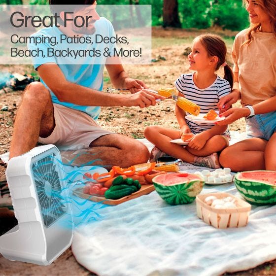 Cordless Arctic Air Outdoor Fan 