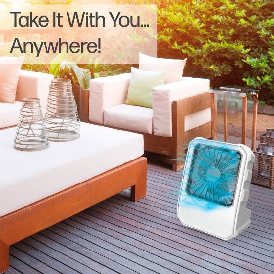 Cordless Arctic Air Outdoor Fan 