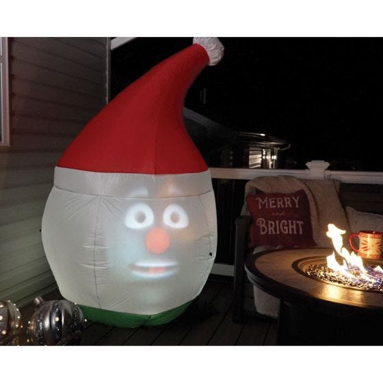inflatable snowman on porch inflatable snowman on porch