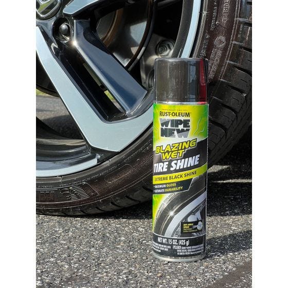 Wipe New Blazing Wet Tire Shine 