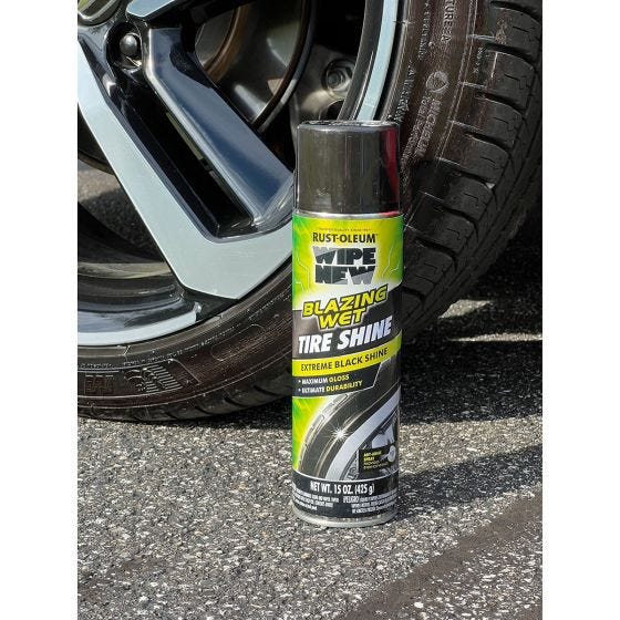 Wipe New Blazing Wet Tire Shine 