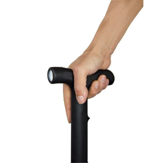 Walking Cane with Built-in Flashlight and Stun Gun