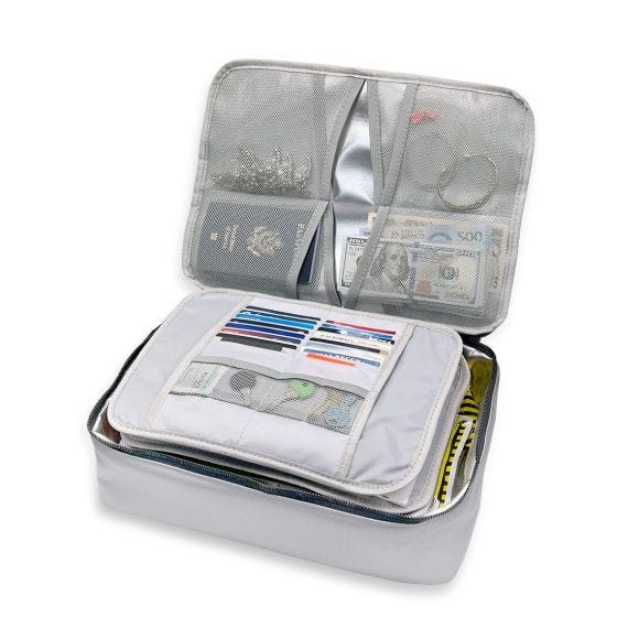 Fireproof & Water-Resistant Document Box with contents Fireproof & Water-Resistant Document Box with contents