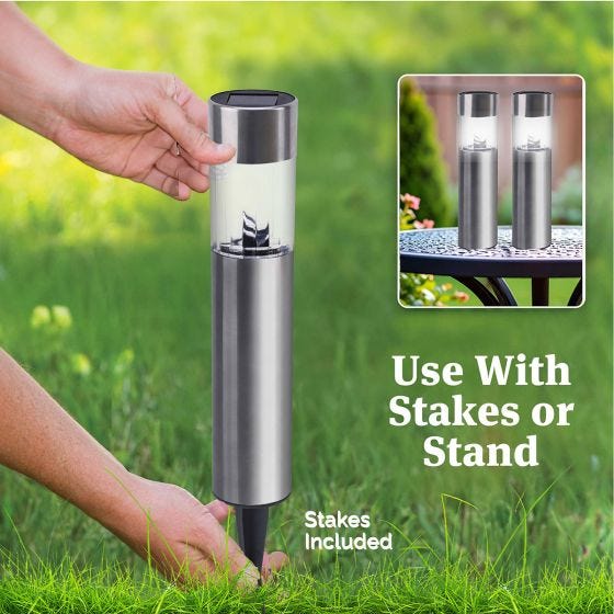 Titan Beam Solar Pathway Light with stakes included 