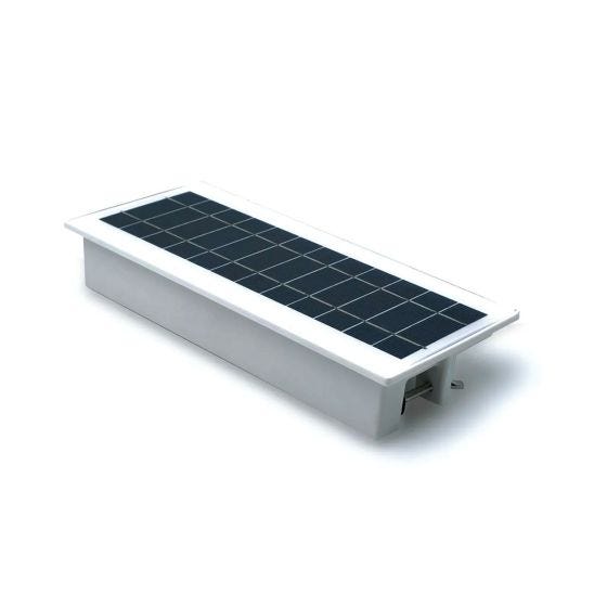 Security Flood light on white