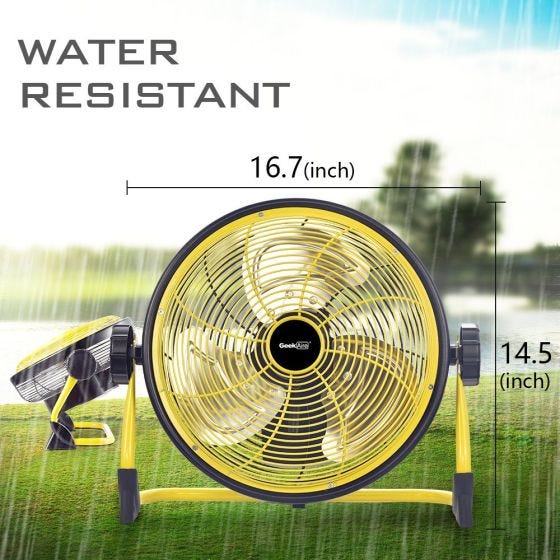 Battery Powered Cordless Outdoor Fan