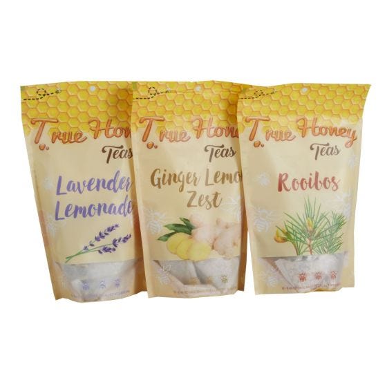 all three tea flavors on white 