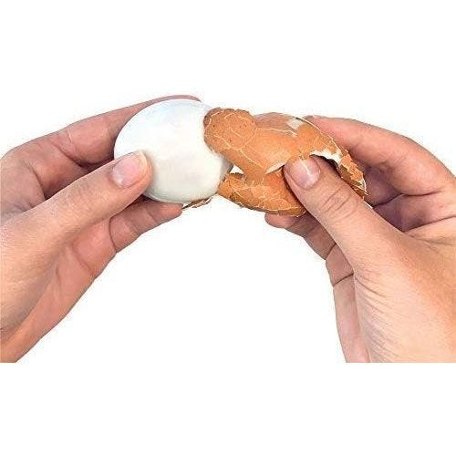 Egg after using egg peeler