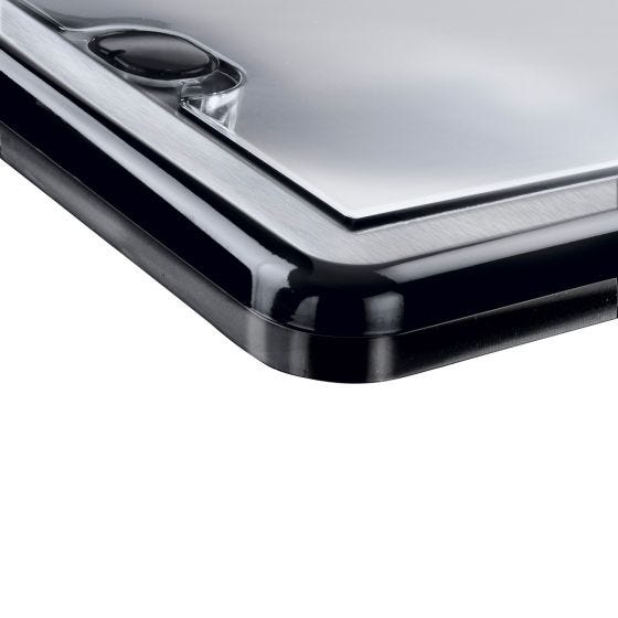 WeatherTech License Plate Cover (Brushed Stainless) 