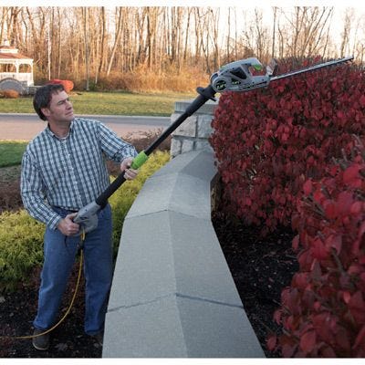 Convertible 2-in-1 Pole Hedge Trimmer