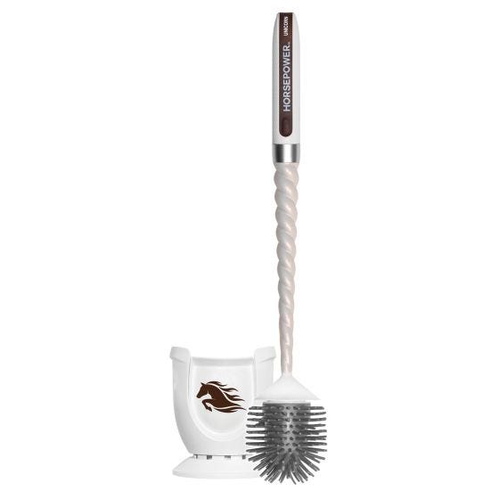 toilet brush on white toilet brush on white