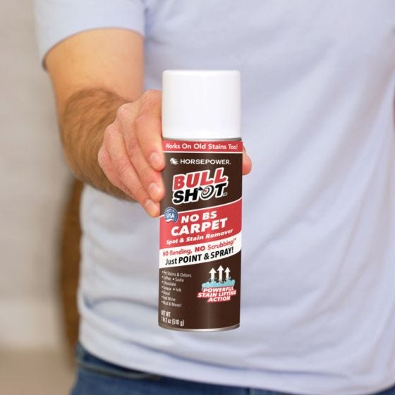 Bullshot Carpet Stain Remover   