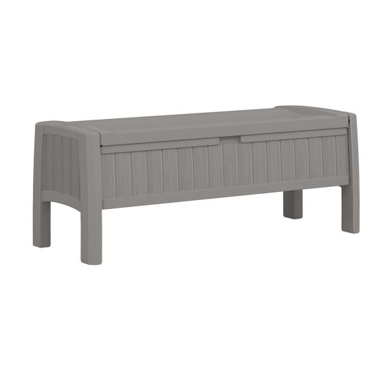 Outdoor Storage Bench on white