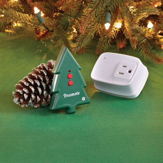 TREEMOTE Wireless Remote Switch for Christmas Lights Battery