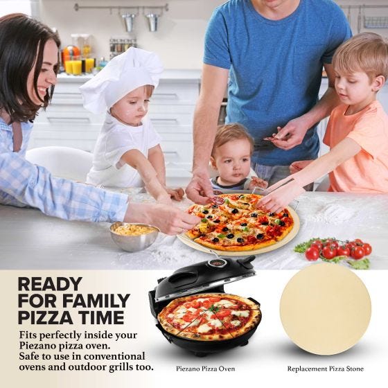 Additional Piezano Ceramic Pizza Stone   