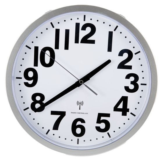 EZ Read Atomic Wall Clock 