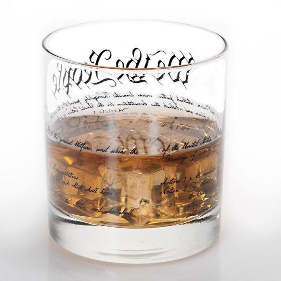 Constitution Whiskey Glass