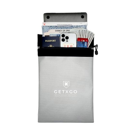 Document Pouch with contents 