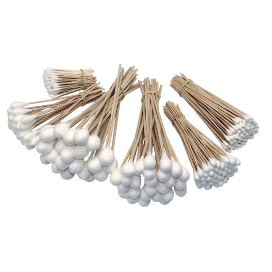 325 pc Industrial Cotton Swab Assortment 