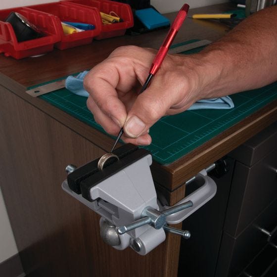 Portable Clamp-On Table Vise   