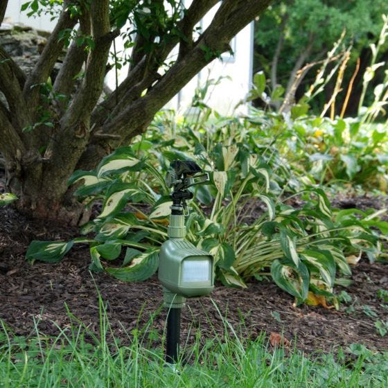 Motion Activated Animal Deterrent & Sprinkler