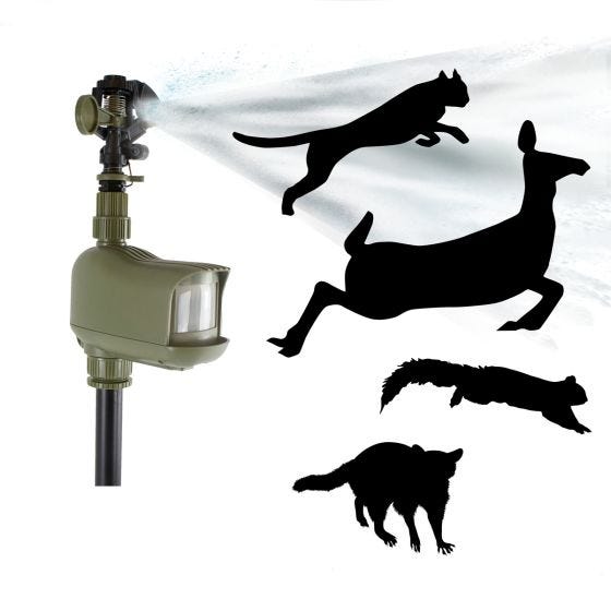 Motion Activated Animal Deterrent & Sprinkler